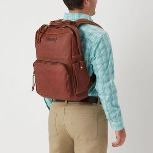 Deluth Trading Company Lifetime Leather Dodge City Backpack - New Without Tags